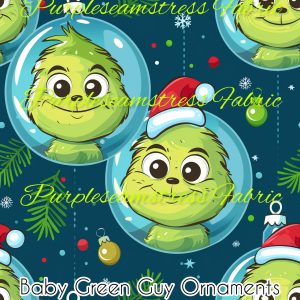 Baby Green Guy Ornaments