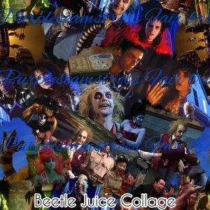 Beetle Juice Collage - Fabric