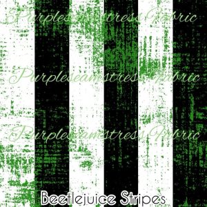 Beetlejuice Stripes - Fabric
