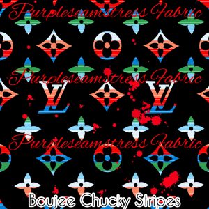 Boujee Chucky Stripes - Fabric