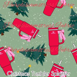 Christmas Tumbler Splatter