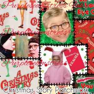 Christmas Story Patchwork - Fabric