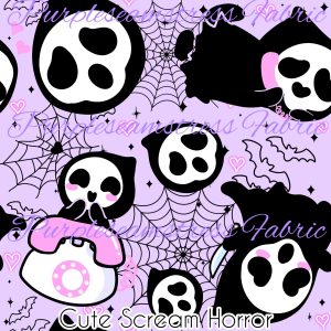 Cute Scream Horror - Fabric
