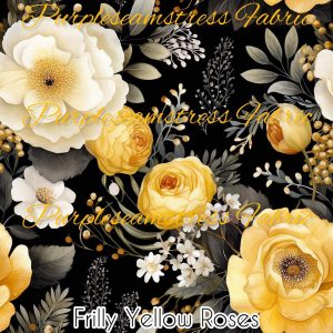 Frilly Yellow Roses