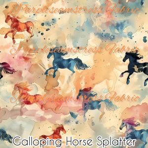 Galloping Horse Splatter