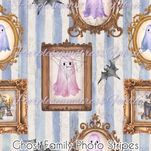 Ghost Family Photo Stripes