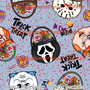 Horror Halloween Candy Buckets - Fabric