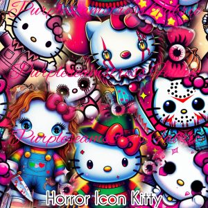 Horror Icon Kitty - Fabric