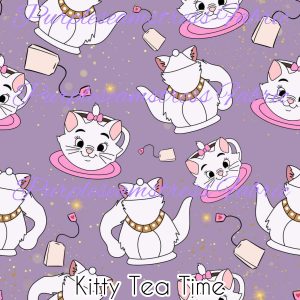 Kitty Tea Time - Fabric