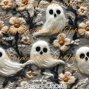 Laced Ghosts - Fabric