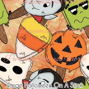 Large Halloween On A Stick - Fabric