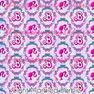 Light Marbled Barbie - Fabric