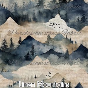 Linen Mountains - Fabric