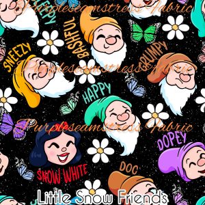 Little Snow Friends - Fabric