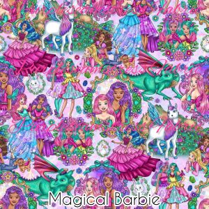 Magical Barbies - Fabric