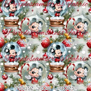 Mouse Snow Globes - Fabric