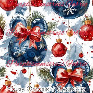Mousy Ornament Coquette - Fabric