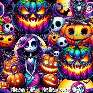 Neon Glow Halloween NBC - Fabric