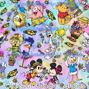 Oldie But Goodie Cartoons - Fabric