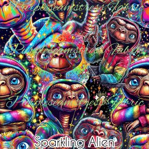 Sparkling Alien - Fabric
