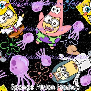 Sponge Minion Mashup - Fabric