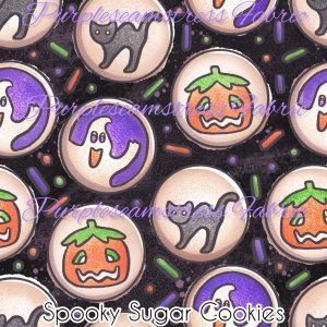 Spooky Sugar Cookies - Fabric