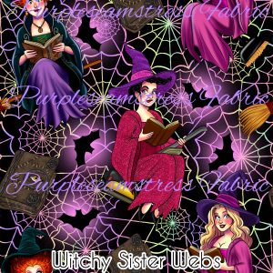 Witchy Sister Webs - Fabric