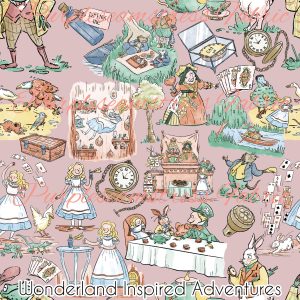 Wonderland Inspired Adventures - Fabric