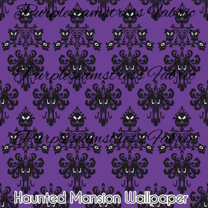 Haunted Mansion Wallpaper - Fabric