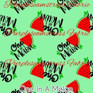 One in A Melon - Fabric