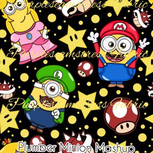 Plumber Minion Mashup - Fabric