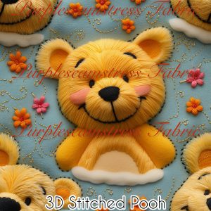 3D Stitched Pooh