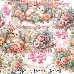 Angel Kittens Floral