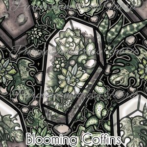 Blooming Coffins - Fabric