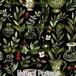 Herbal  Potions - Fabric