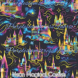 Neon Magical Castles