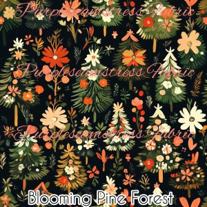 Blooming Pine Forest - Fabric