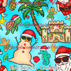 Blue Beachy Christmas
