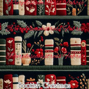 Bookish Christmas - Fabric