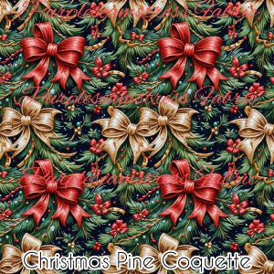 Christmas Pine Coquette - Fabric