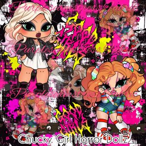 Chucky Girls Horror Dollz - Fabric