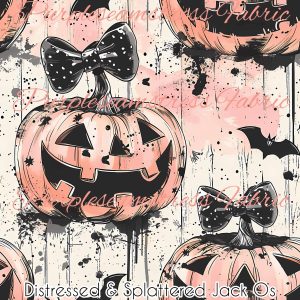 Distressed & Splattered Jack O's