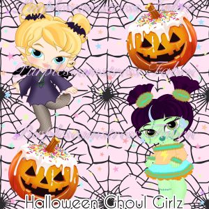 Halloween Ghoul Girlz - Fabric