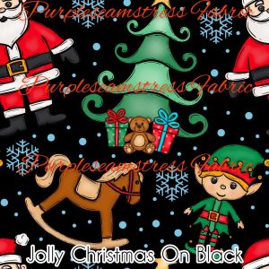 Jolly Christmas on Black