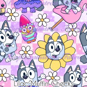 Lilac Muffin Checks