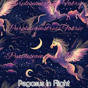 Pegasus In Flight - Fabric