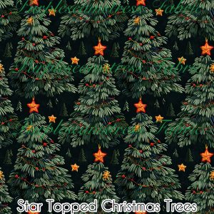 Star Topped Christmas Trees