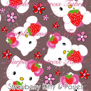 Strawberry Kitty & Posies