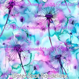 Water Spot Dandelions - Fabric