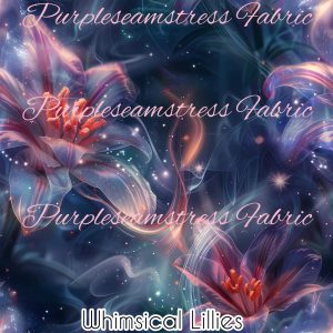 Whimsical Lillies - Fabric